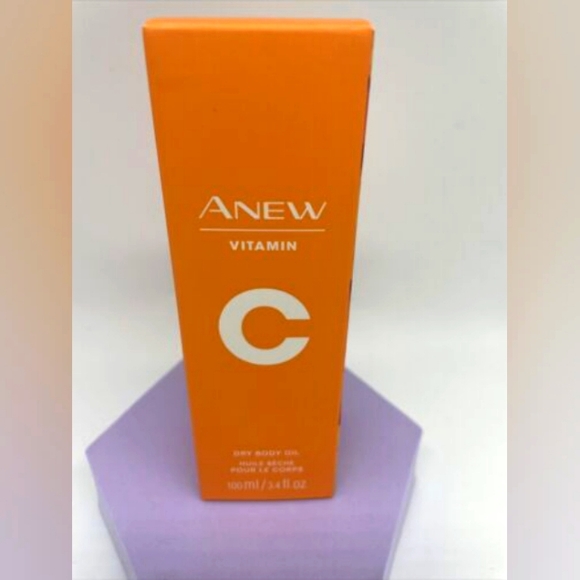 Avon Anew Vitamin C Dry Body Oil New In Box - Picture 5 of 7